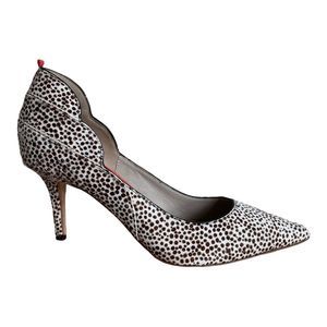 Boden Brown/ Cream Leather Sole Calfskin Size 38 Pumps